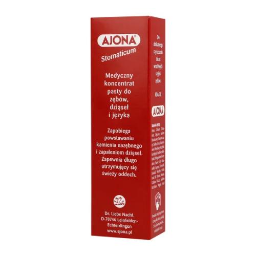 Lekárska zubná pasta, koncentrát proti krvácaniu ďasien AJONA 25 ml