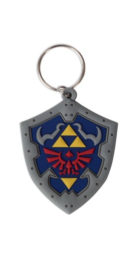 Značková kľúčenka The Legend Of Zelda Hylian Shield gumená kľúčenka