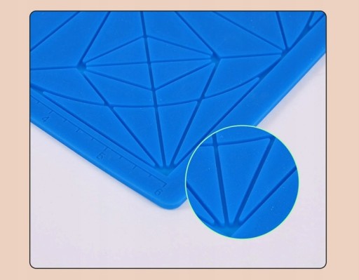 SILIKÓNOVÁ PODLOŽKA PRE ŠABLÓNY 3D PERÁ PRE PREKRÝVANIE FORMULÁRA PRE 3D TLAČIAREŇ