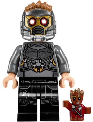 STAR LORD a GROOT BLOCKS GUARDIANS OF THE GALAXY AVENGERS Marvel