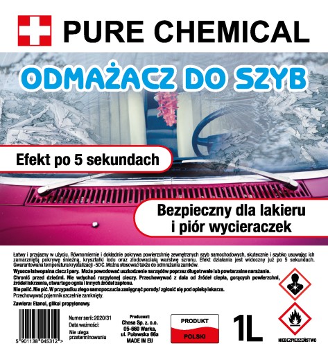 ROZMRAZOVAČ OKIEN 1L ZIMNÁ ROZMRAZOVACIA KVAPALINA