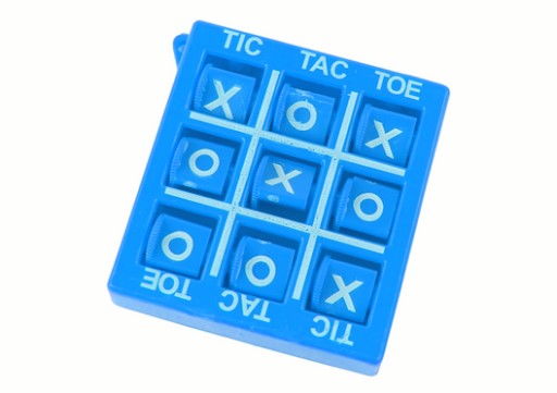 Hra Tic-Tac-Toe 4,5 cm modrá
