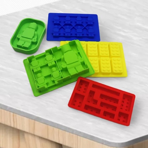 FORMA SILIKÓNOVÁ FORMA ČOKOLÁDY PRRALINES ŽELÉ TORTY LEGO BRICKS 852