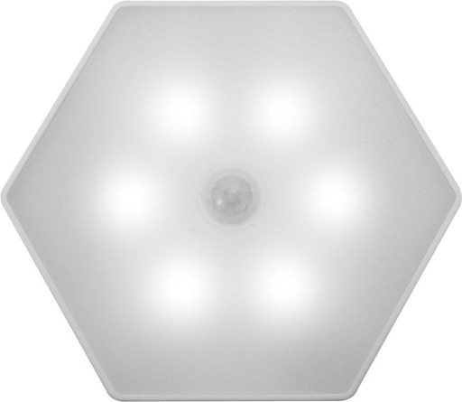 NOČNÁ LAMPA SENZOR POHYBU A SÚMRAK 600mAh BATÉRIA