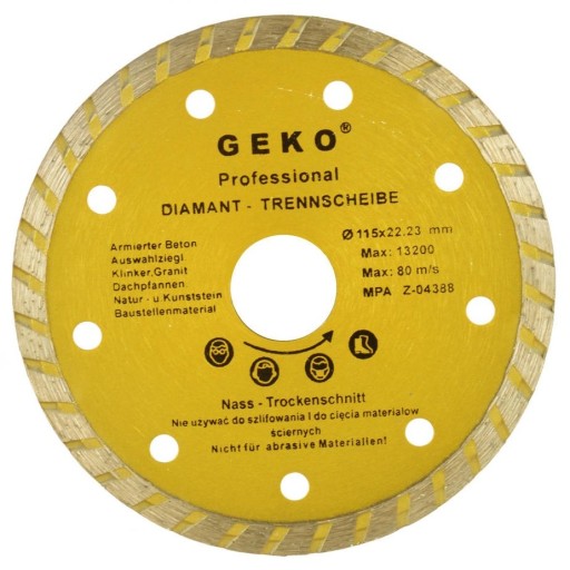 DIAMANTOVÝ KOTOUČ PRE TURBO BETÓN 115 MM