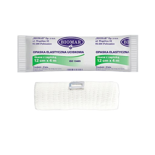 Gumička so zapínaním 12cm x 4m BIOMAR