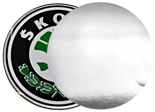 Silikónový emblémový odznak 70mm pre Škoda 7cm