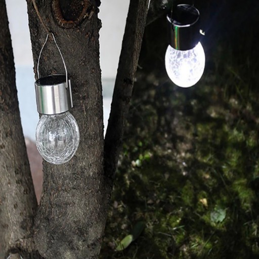 LED Záhradné svietidlo SOLÁRNE GUĽOVÉ ZÁSADNÉ SKLENENÉ GUĽOVÉ LAMP