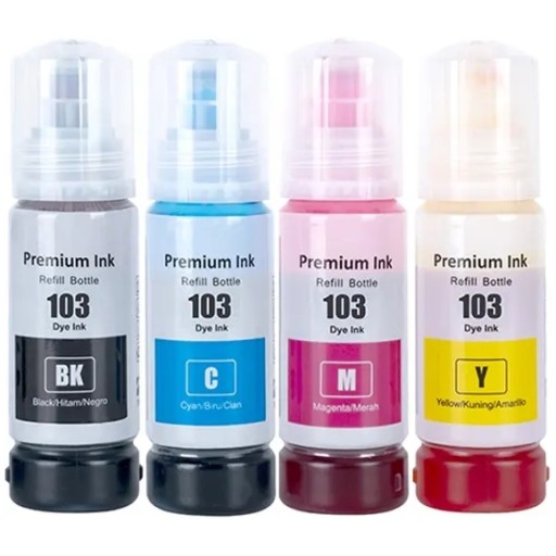 1x ATRAMENT PRE EPSON EcoTank TLAČIAREŇ L3160 L3150 L3110 L3210 L3251 L3256 103XL