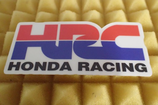 HRC HONDA RACING NÁLEPKA FLUO NÁLEPKA 9 x 4 cm