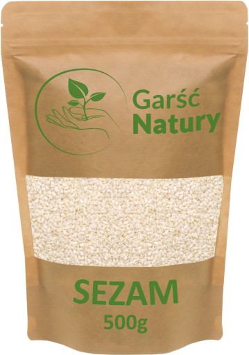 SEZAMOVÉ SEMIENKY Biele lúpané SEMENÁ 0,5 kg Čisté vysoko kvalitné BEZ GMO pre SUSHI 500 g