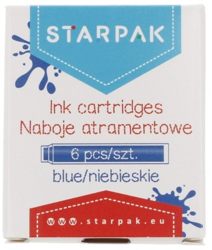 MODRÉ NÁPLNE PER STARPAK 6 KS.