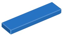 LEGO TILE 2431 TILE 1x4 modrá (5g) 5 ks
