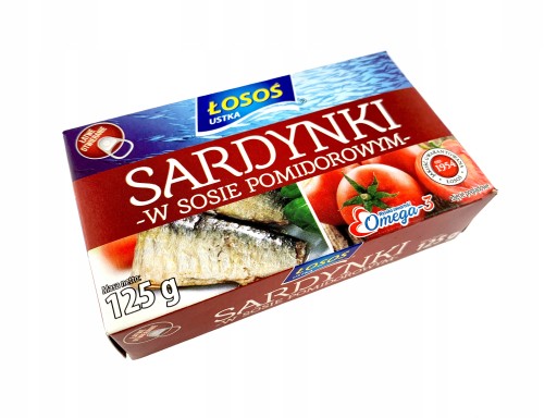 SARDINKY V RAJKOVEJ Omáčke 125g LOSOS OMEGA-3