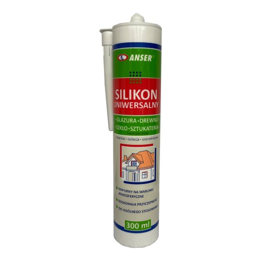 Univerzálny silikónový tmel Anser biely 300ml