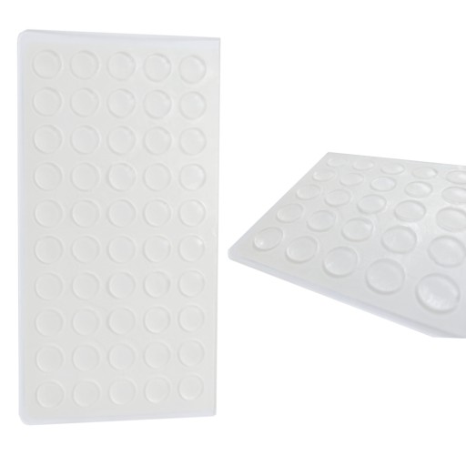 Silikónové nárazníky tlmič 7x1,5mm 50 ks
