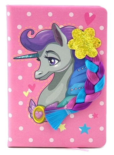 A5 MÄKKÝ DENNÍK NOTEBOOK PONY S BRITSKÝM 6690