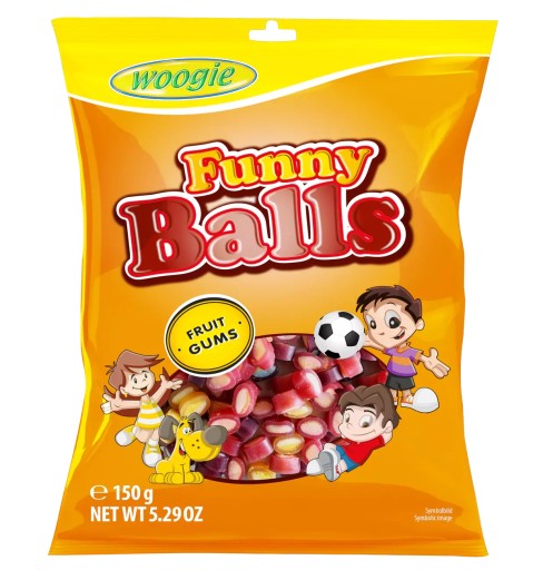 Z NEMECKA Woogie Funny Balls Jelly beans 150 g