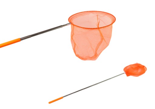 Teleskopická sieť na motýle a hmyz 85 cm oranžová