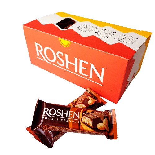 ROSHEN DOUBLE PEANUTS DOUBLE PEANUTS TYČINKA 29g DÁTUM: 2024/10/05
