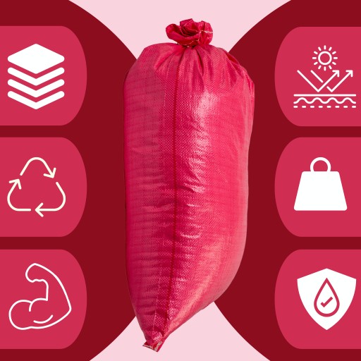 Vrecia so záťahom 30 kg na uhlie, suť a odpadky 50x80