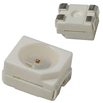 10x SMD LED, OSRAM LY E67F, ŽLTÁ, PLCC-4