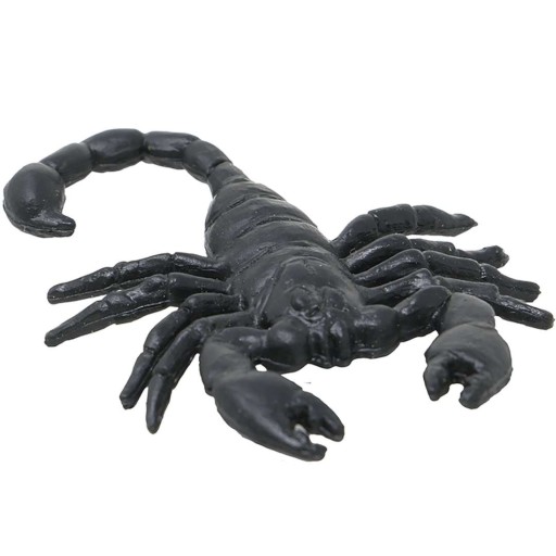 SCORIONS čierna HALLOWEEN dekorácia 6cm 8ks