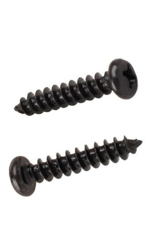 SKRUTKY TEPOVANÉ DREVO ČIERNA 5 x 20 mm 100 ks
