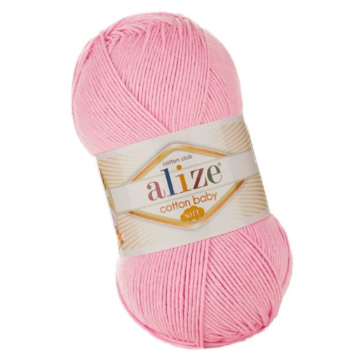 Bavlnená priadza Baby Soft - 185 Pink Alize