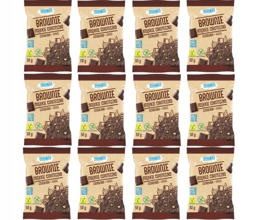 BROWNIE SOFT COOKIES ČOKOLÁDA + KAKAKO 50g x3