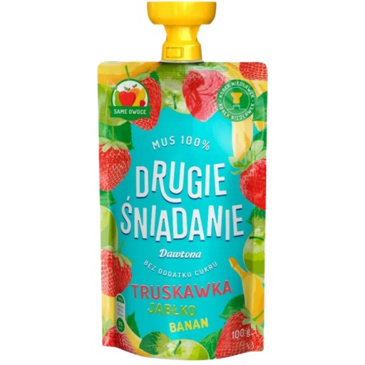 Ovocná pena Jahoda Jablko Banán 100 g Dawtona