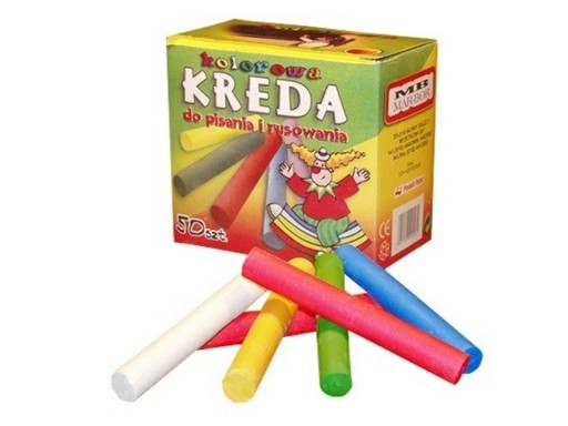 Okrúhla krieda, farba, 50 ks M12 MAR-BOR