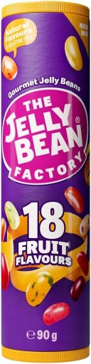 Jelly Bean Factory Fruit Beans 18 príchutí Fruit Jelly Tube 90g
