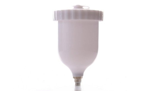 Plastová nádrž na lakovaciu pištoľ 600ml vonkajší závit GEKO G01169