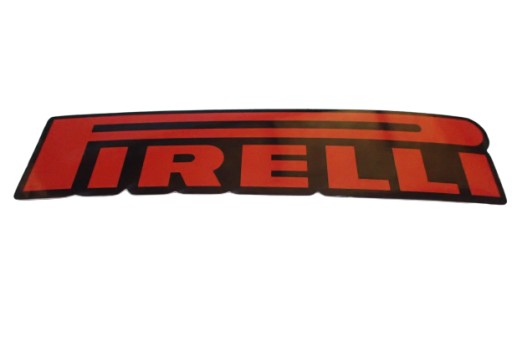 NÁLEPKA S LOGOM PIRELLI 12,5 x 3 cm