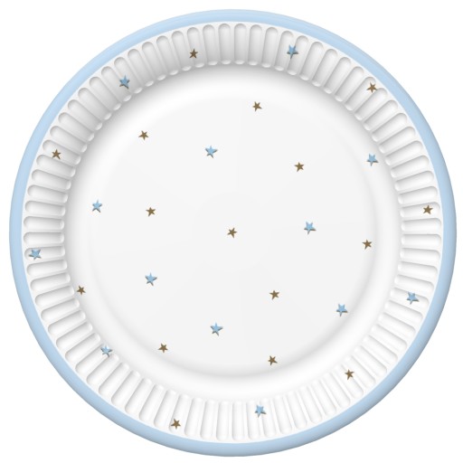 Taniere 18cm/Detská sprcha ''BLUE''/8 kusov