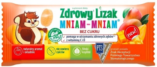 Zdravá mangová lízanka bez cukru STARPHARMA 1 ks