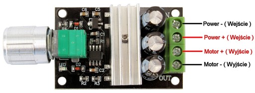 Regulátor otáčok motora PWM DC 6-28V 3A 12V 24V