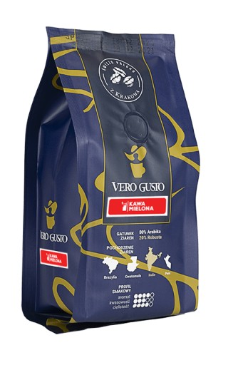 VERO GUSTO mletá káva 250g 80% Arabica