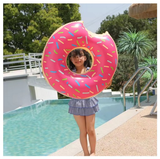 NAFUKOVACIE KOLESO JAHODOVÝ DONUT 59 cm #70