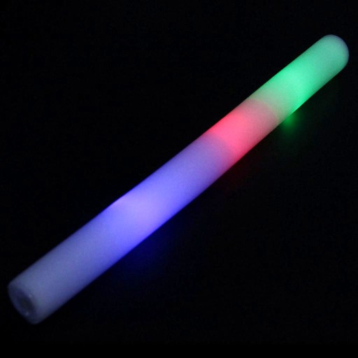 GLOW BON LED svetelná šabľa vyrobená zo špongie PARTY