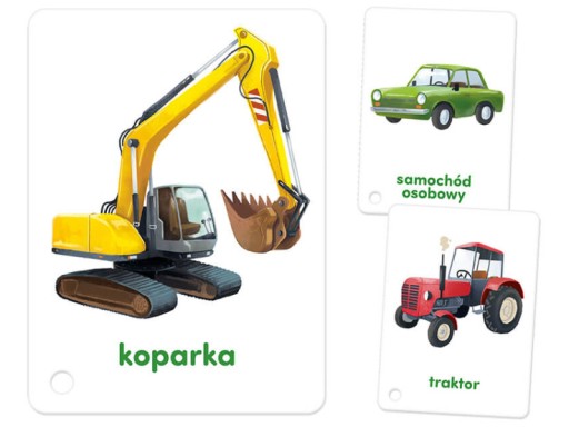 CzuCzu Obrázkové karty na šnúrke Vozidlá 2 roky+