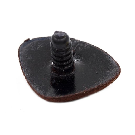 HNEDÝ SEMIŠOVÝ MASKOT NOS 40 mm