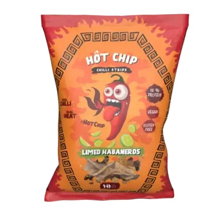 HOT CHIP Chilli Lime Habanero chrumky 80g