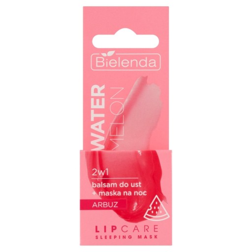 BIELENDA Lip Care Balzam na pery + Nočná maska 2v1 Vodný melón 10g