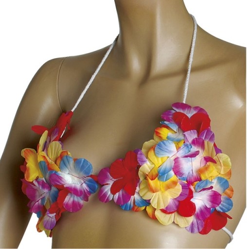Hawaiian Bachelorette Podprsenka HAWAII Colorful Aloha Flowers