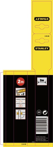 STANLEY DREVENÁ SKLÁDACIA MIERA 2M 0-35-458