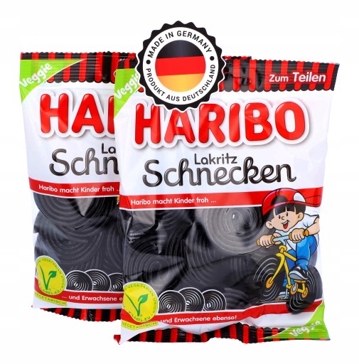 HARIBO Schnecken želé Slimáky sladké drievko 175g DE