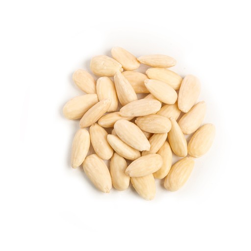 BLANŠOVANÉ MANDLE, lúpané, prírodné, 250g