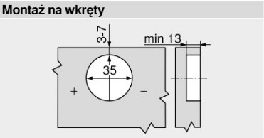 blumotion BLUM 71B3550 Clip-T nábytkový pánt 110°